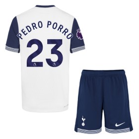 Tottenham Hotspur Pedro Porro 23 Domácí 2024-25 - Dětské Fotbalové Dresy (S/S)